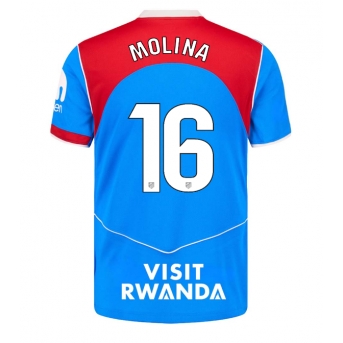 Billige Fotballdrakt Atletico Madrid Nahuel Molina #16 Replika Tredjedrakt 2025-26 Kortermet